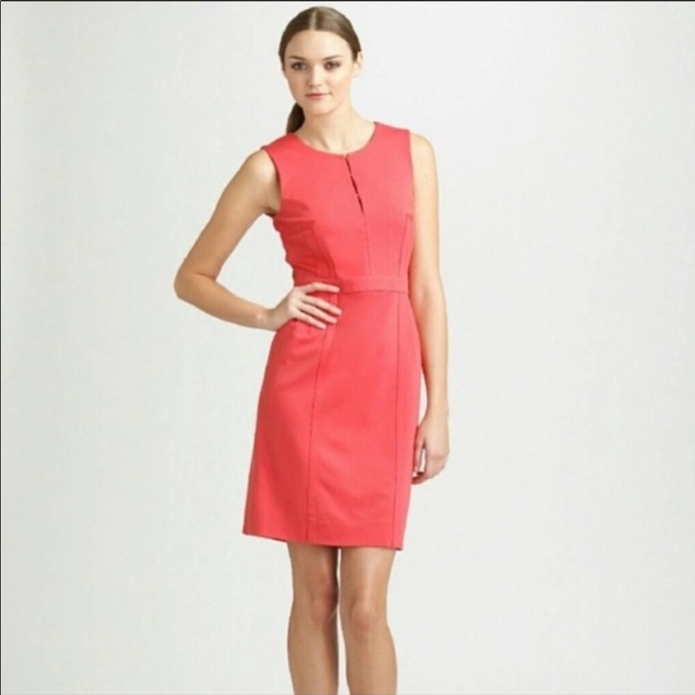 Tory Burch Sleeveless Dress M Coral